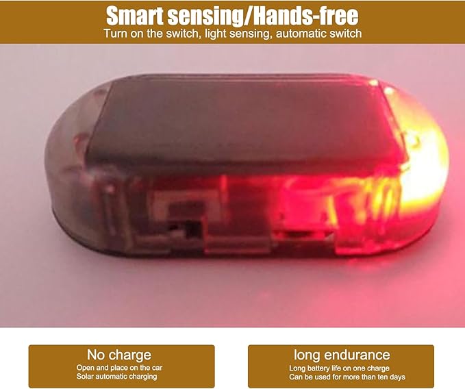 Car Antitheft Interior Solar Light