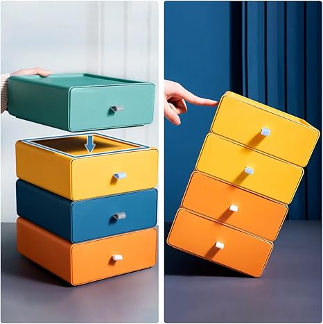 Multifunctional Four Drawers Storage Organizer