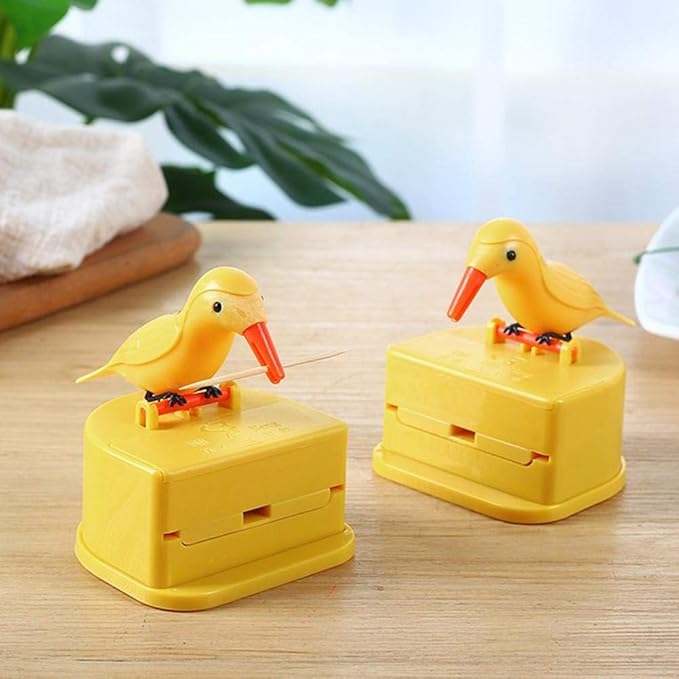 Automatic Bird Shape Toothpick Holder