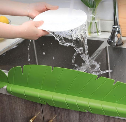 Silicone Sink Leaf Shape Water Splash Guard