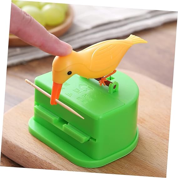 Automatic Bird Shape Toothpick Holder