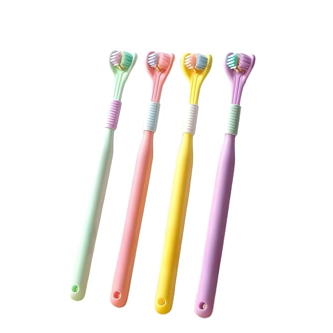 Three sided Soft Bristle Toothbrush