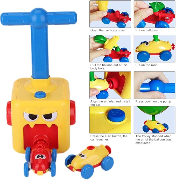 Air Powered Balloon Car Toy