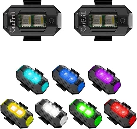 Multicolour Bike Sight Warning Lights