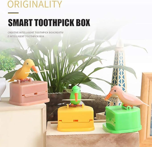 Automatic Bird Shape Toothpick Holder