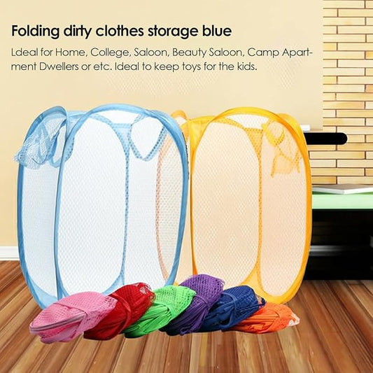 Foldable Nylon Laundry Basket