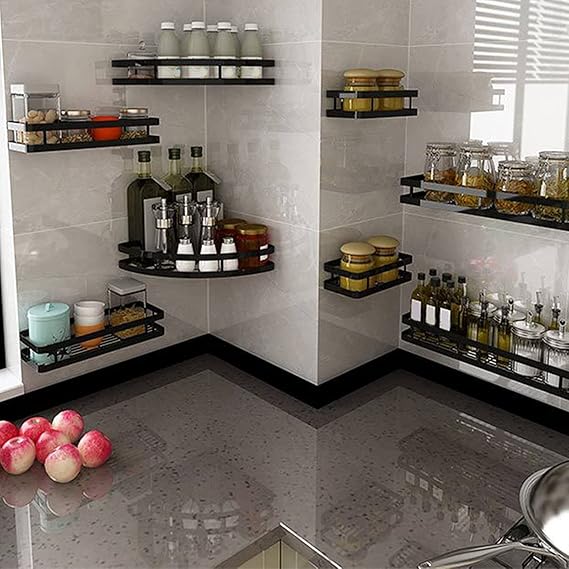 Wall Mounted Self Adhesive Spices Organizer