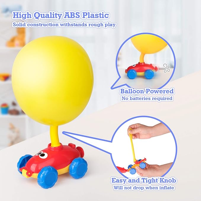 Air Powered Balloon Car Toy