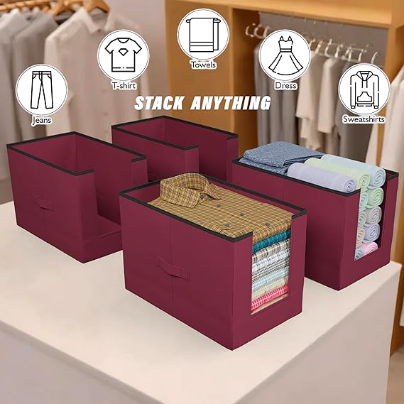 Multifunctional Foldable Shirts Organizer for Closet