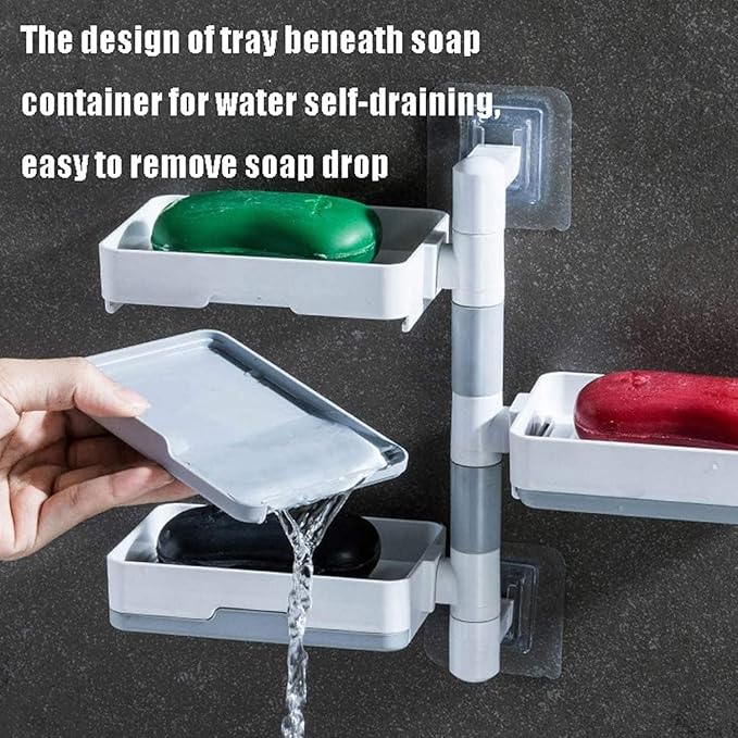 Wall Mounted 03 Tiers Soap Holder