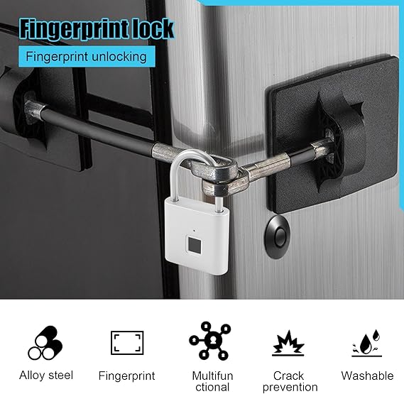 Electric Keyless Fingerprint Padlock