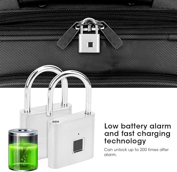 Electric Keyless Fingerprint Padlock