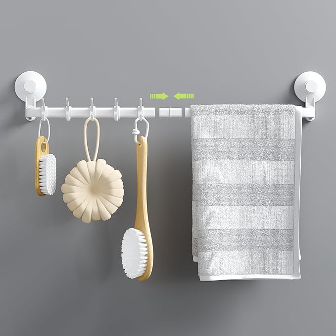 Portable Suction Cup Towel Bar