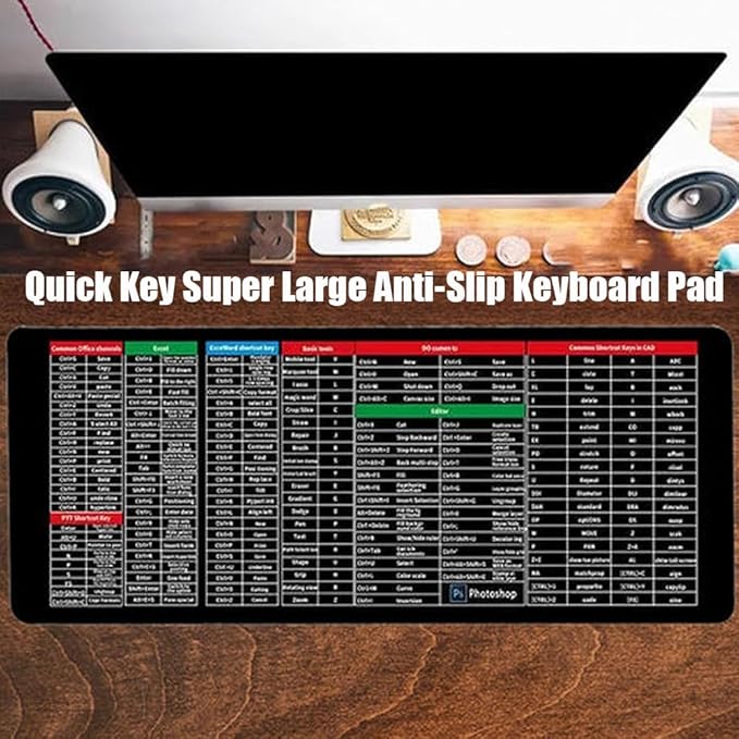 Anti-slip Keyboard Shortcut Pad