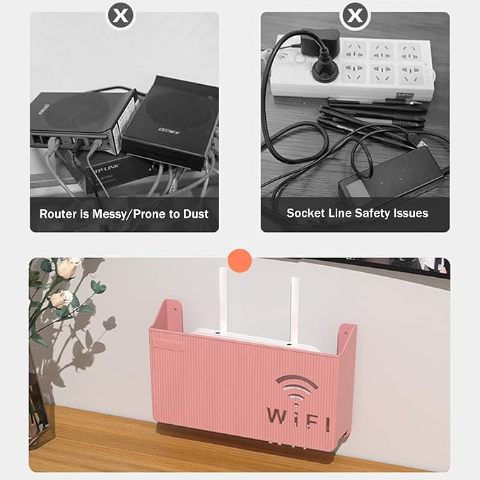 Wall Mounted Wifi Router Holder