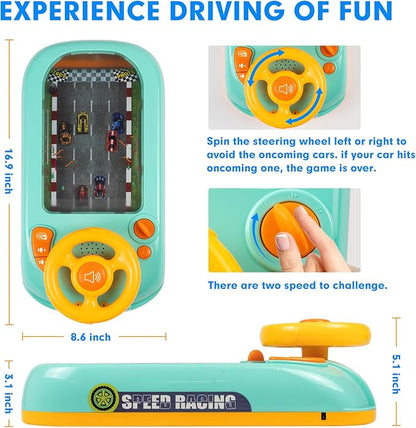 Interactive Kids Driving Steering Wheel Car Racing Simulator Toy