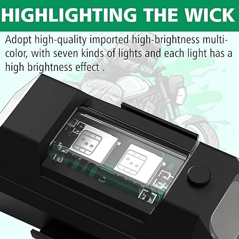 Multicolour Bike Sight Warning Lights