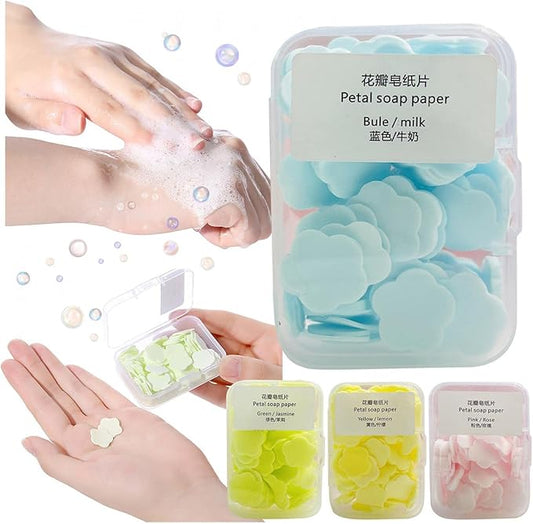 Mini Flower Shape Paper Soap