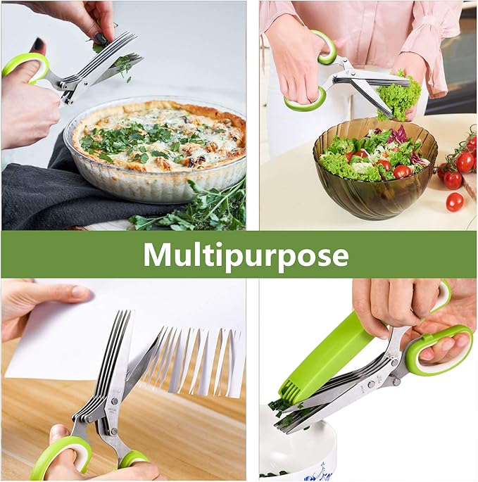 Multifunctional 05 Blade Vegetables Cutting Scissor