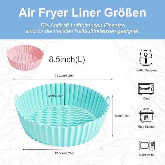 Silicone Air Fryer Baking Tray