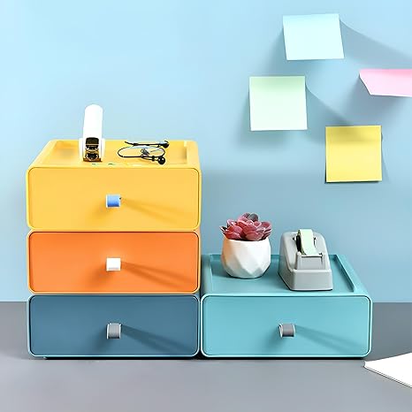 Multifunctional Four Drawers Storage Organizer