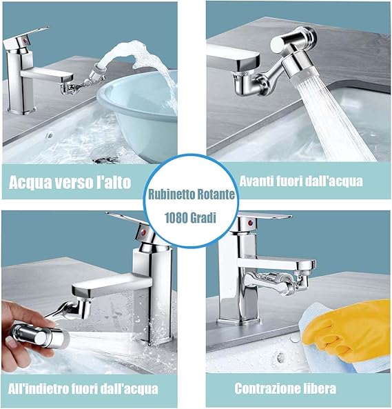 1080° Rotating Faucet Extender