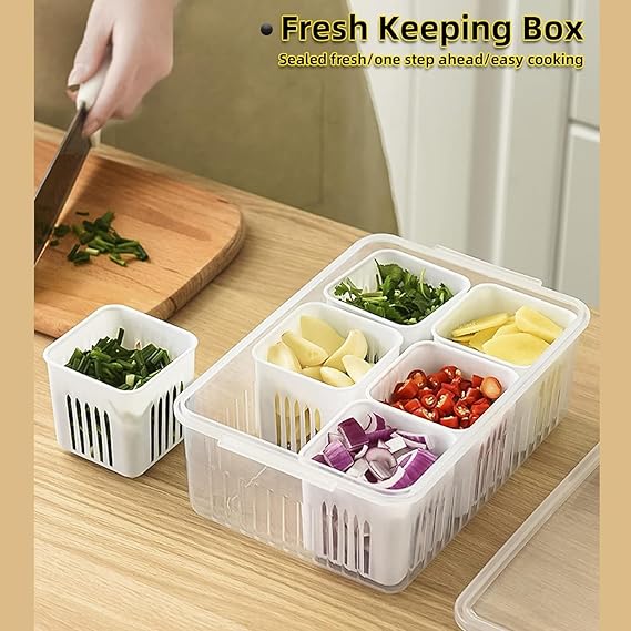 Six Portion Fruits and Vegetables Organizer