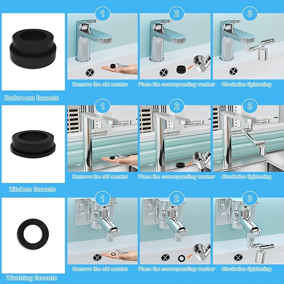 1080° Rotating Faucet Extender