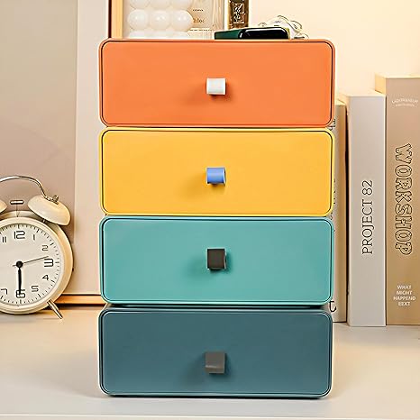 Multifunctional Four Drawers Storage Organizer