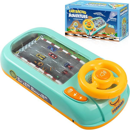 Interactive Kids Driving Steering Wheel Car Racing Simulator Toy