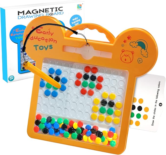 Educational Cat Style Magnetic Beads Drawing Board