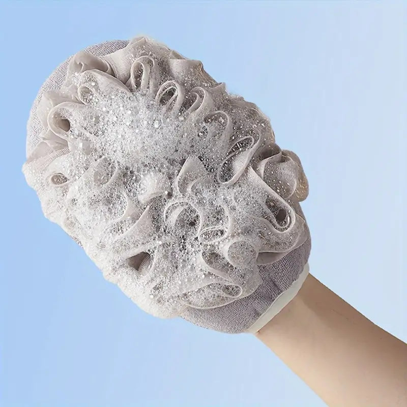 2 in 1 Exfoliating Bath Gloves