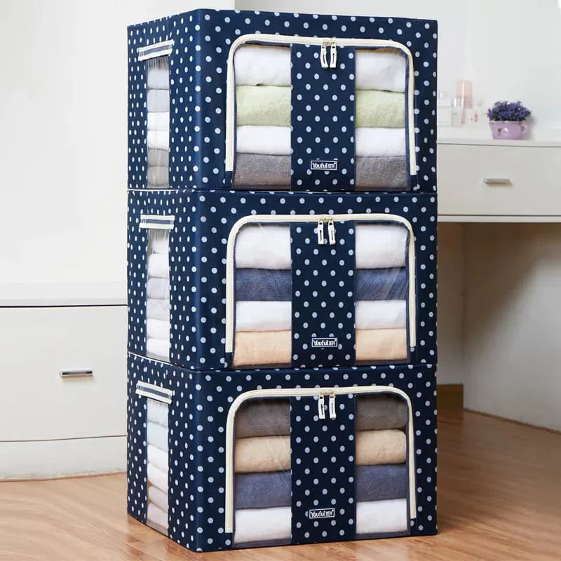 Steel Frame Wadrobe Storage Boxes