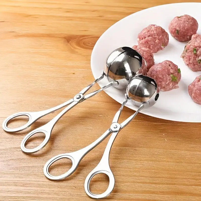 Stainless Steal Meatball and Ice-cream Tong