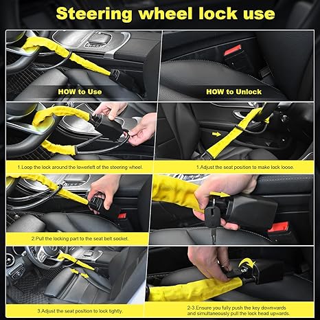 Car Steering Wheel Lock