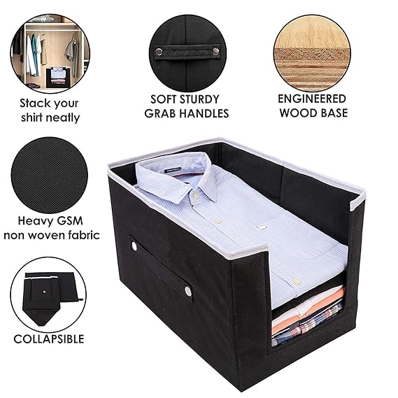 Multifunctional Foldable Shirts Organizer for Closet