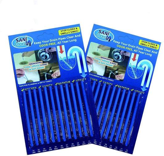 MAGIC DRAIN CLEANER STICKS (EACH PACK 12 STICK)