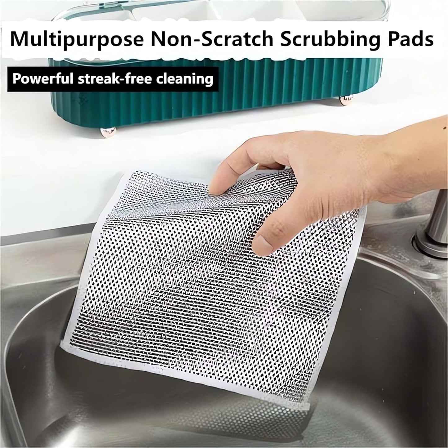 Wire Dishwashing Rag - Multipurpose Dish Cleaning Cloth