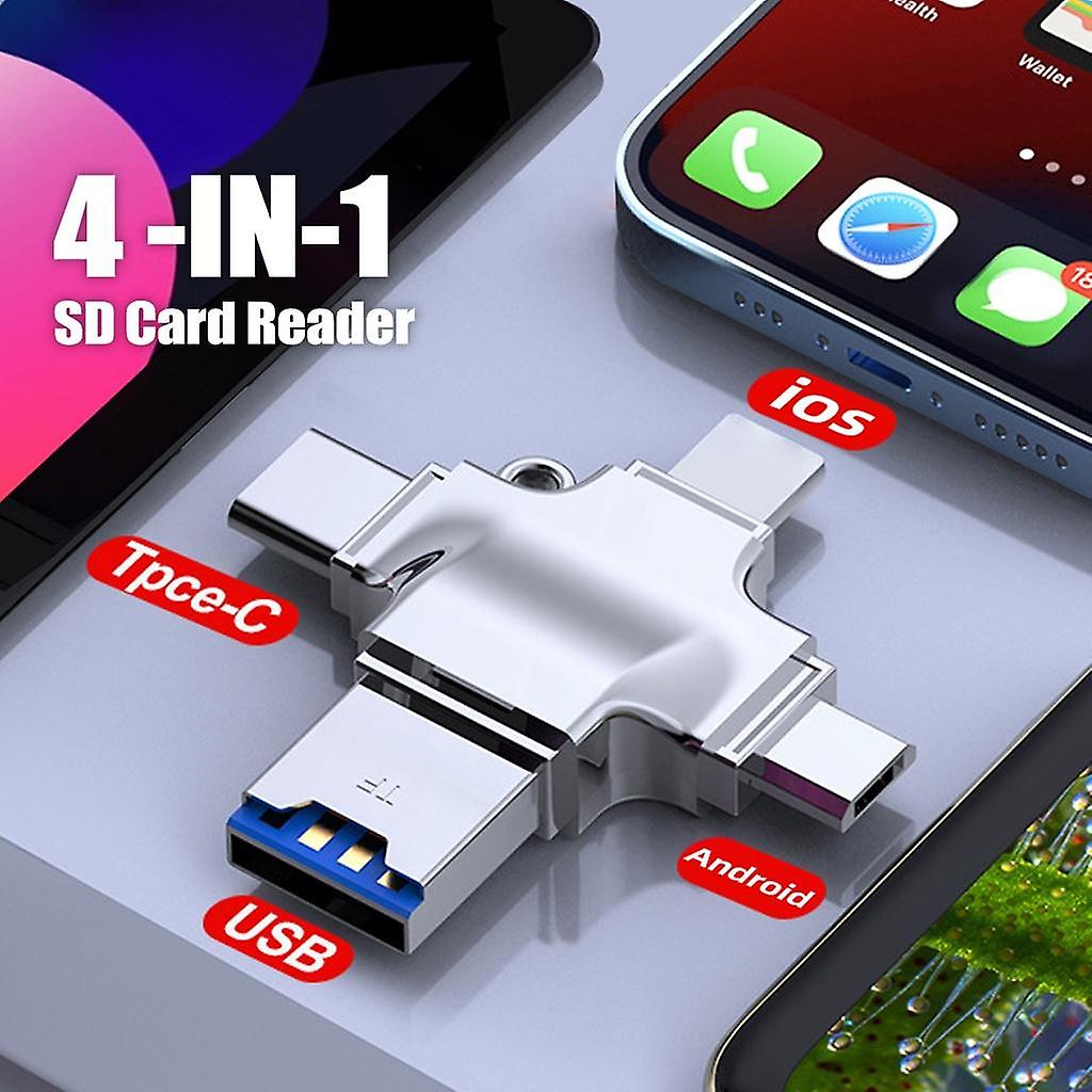 Multifunction 4 In 1 Card Reader