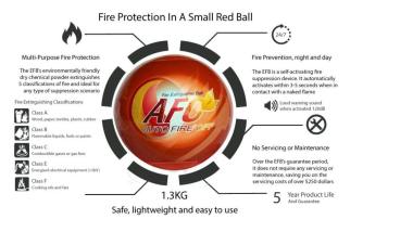 Fire Extinguisher Ball with Stand