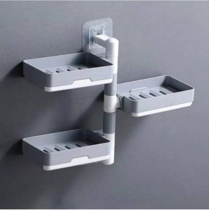 Wall Mounted 03 Tiers Soap Holder