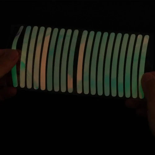 Car Tyre Reflective Stickers (20 Strips)