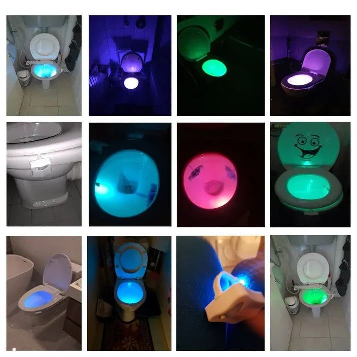 08 Colour Toilet Sensor Light