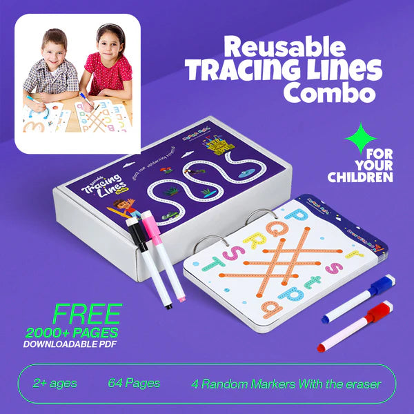 Magical Tracing Workbook Set With 2 Markers