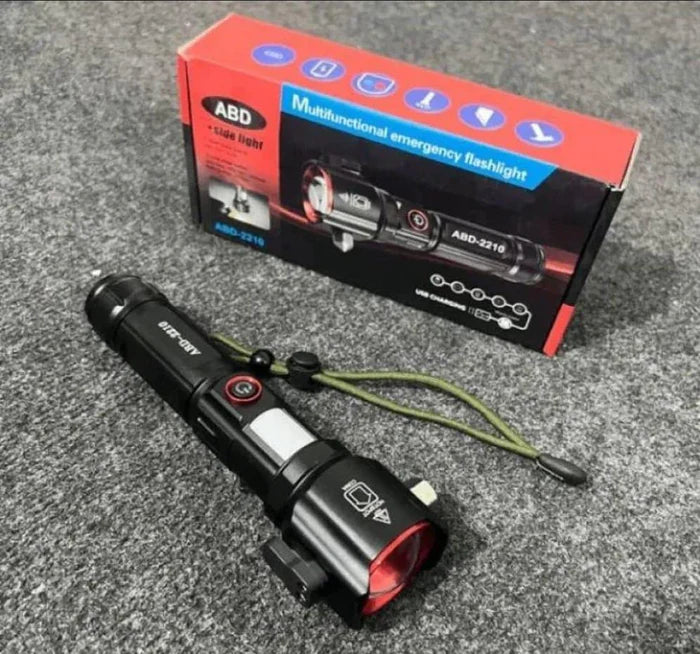 Powerful 2-in-1 Emergency Flashlight torch