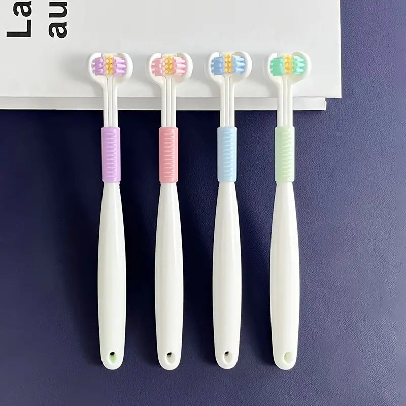 Three sided Soft Bristle Toothbrush