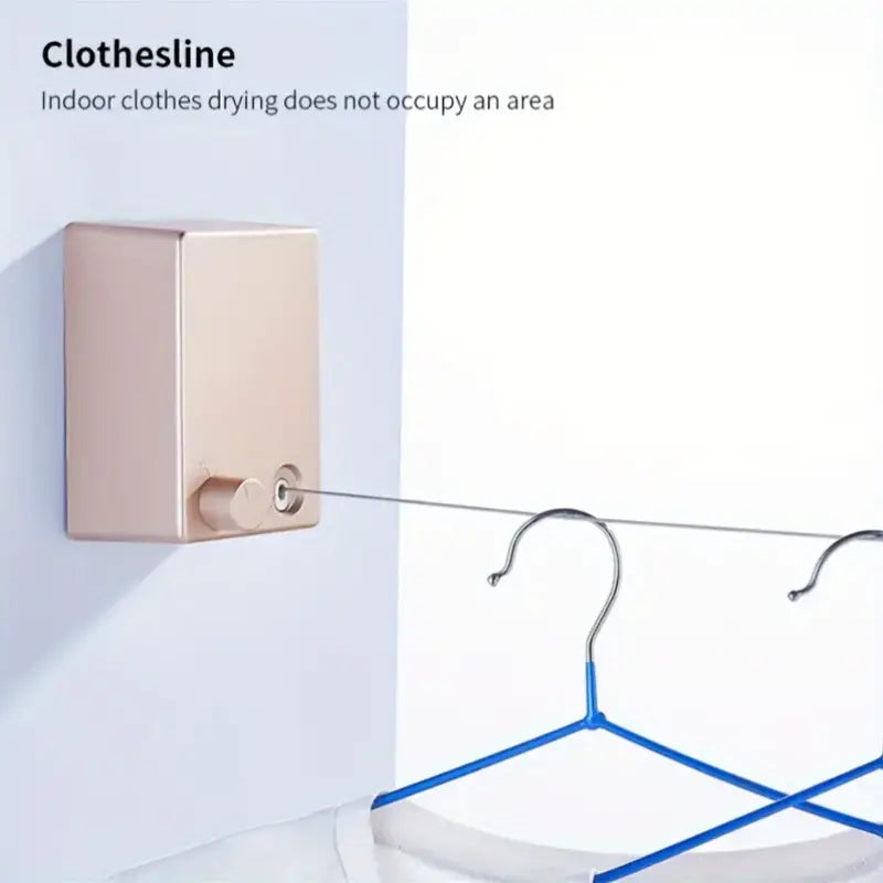 Retractable Clothesline with Secure Lock