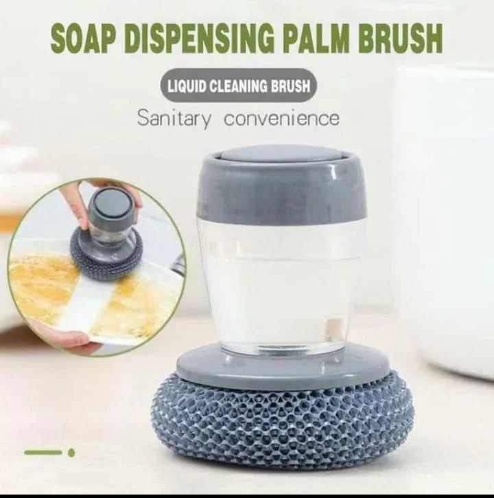 Soap Dispensing Palm Brush