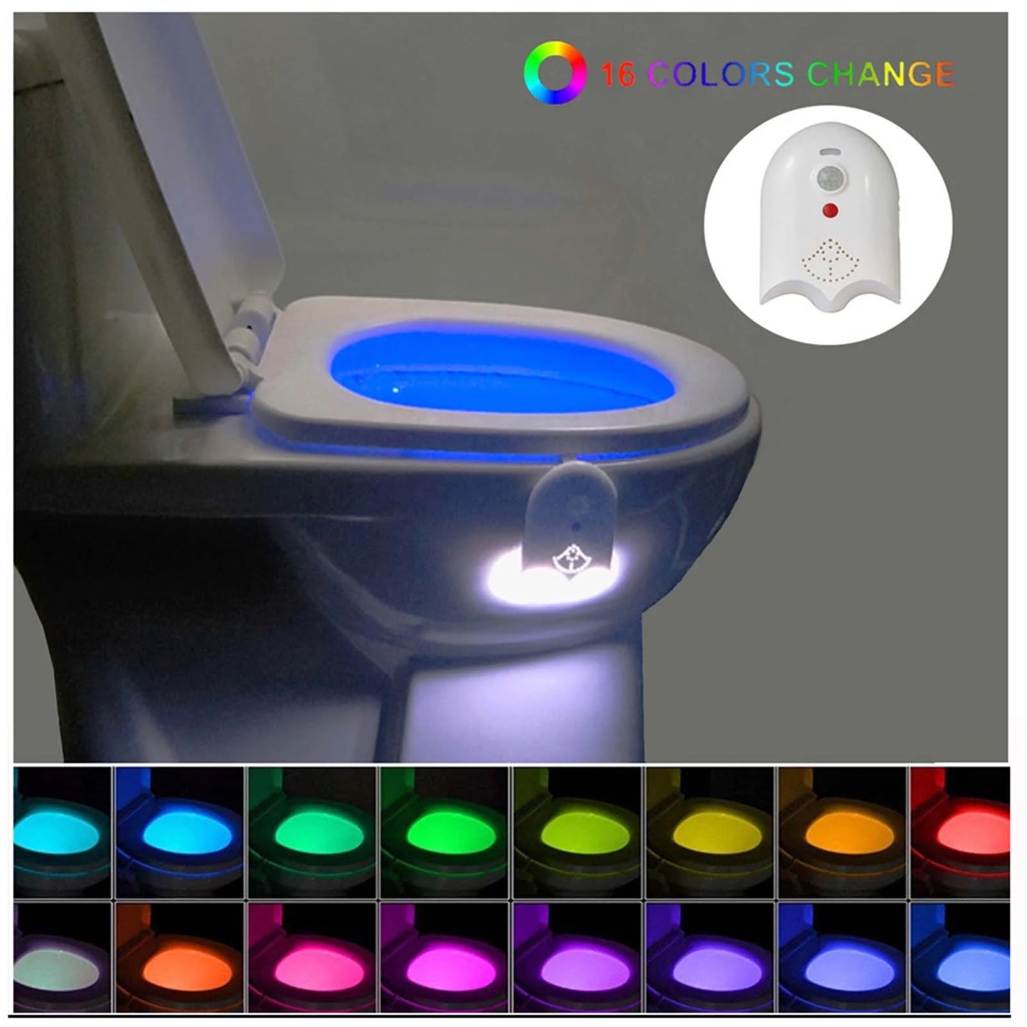 08 Colour Toilet Sensor Light