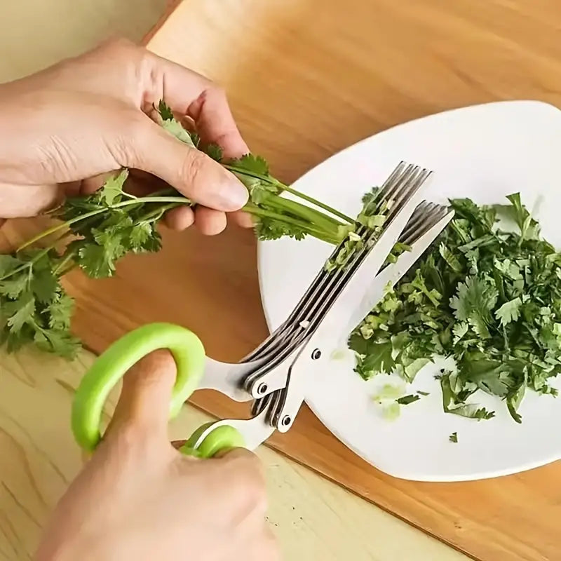 Multifunctional 05 Blade Vegetables Cutting Scissor